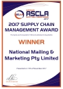 2017-ASCLA-Supply-Chain-Management-Winner's-Certificate